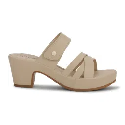 Bata Women Winter Beige Sandals image 2