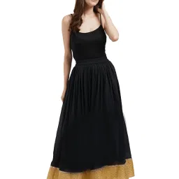 Fusion Beats Black Maxi Skirt image 5