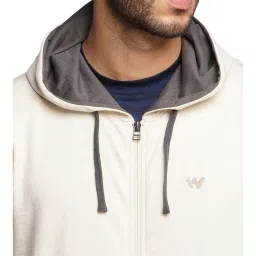 Wildcraft Beige Hooded Sweatshirt image 4