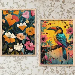 WALLLANE Brown Wood Wall Art image 5