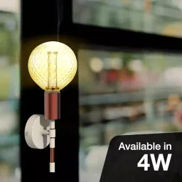 Havells 4 W Chimes G125 LED Lamp Amber E27 Base Cap and 2600 K, LHLDBGHA618R004 image 4