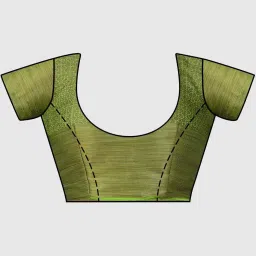 Mimosa Green Woven Patola Saree With Blouse image 4