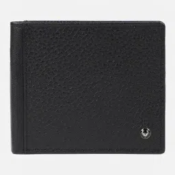 Allen Solly Black Formal Leather Bi-Fold Wallet for Men-picture-16