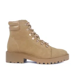 London Rag Women's Beige Casual Booties image 1