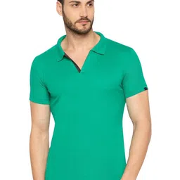 Status Quo Men Solid Slim Fit Polo T-Shirt-picture-34