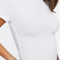 Forever 21 White Regular Fit Top image 5