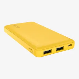 Michi 10000 mAh Lithium Polymer Power Bank (Yellow) image 2