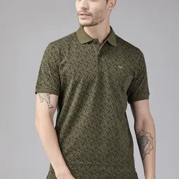 Park Avenue Conversational Printed Polo Collar T-shirt-picture-14