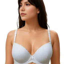 Blush Lado White Underwired Lightly Padded Seamless Everyday Bra-picture-28