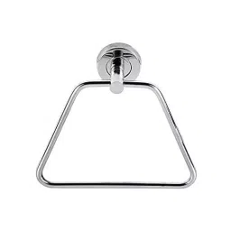 Implemental Stainless Steel Wall Mounted Triangle Solid Towel Ring Silver, (Set of 9) image 2