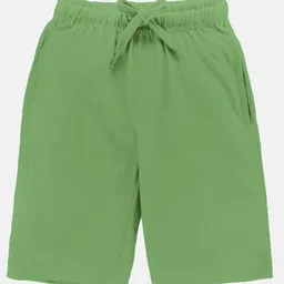 Kiddopanti Solid Shorts - Quite Green image 1