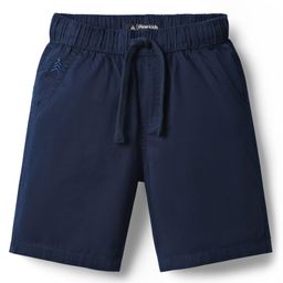 Pine Kids Cotton Woven Knee Length Solid Color Shorts - Navy Blue-picture-27