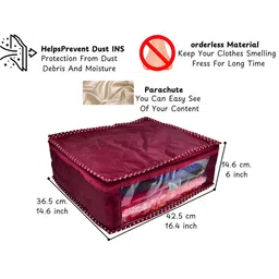 Ajabh Maroon Set of 10 Regular Multi-Utility Organisers image 4