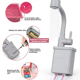 Toysire Kitchen Sink Toys Water Playset with Running Water Wash Up Kitchen Sets with Play Dishes Accessories for Toddlers image 5