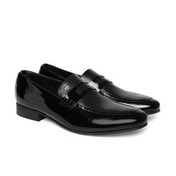 Tommy Hilfiger Men Black Leather Formal Penny Loafers-picture-31