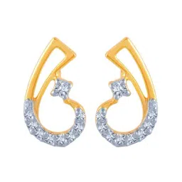 P.C. Chandra Jewellers 14 kt Gold & Diamond Earrings-picture-29