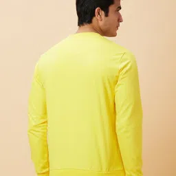 Being Human Yellow Regular Fit Printed Sweatshirt image 2