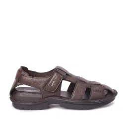 Buckaroo Men's SAFARI NEW Brown Fisherman Sandals image 2