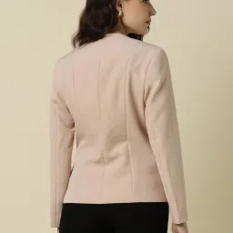 Allen Solly Beige Cotton Blazer image 2