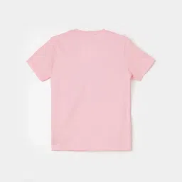 Fame Forever by Lifestyle Kids Pink Cotton Printed Tee image 2