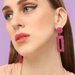 Sohi Gold Plated Party Designer Drop Earrings image 2