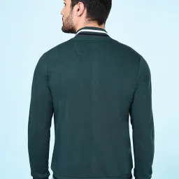 People By Pantaloons Green Regular Fit Printed Sweatshirt image 2