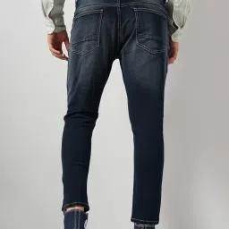 celio celio* Dark Blue Regular Fit Lightly Washed Jeans image 2