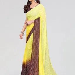 Moda Rapido Striped Zari Saree image 4