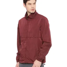 Basics Red Comfort Fit Jacket image 3