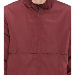 Basics Red Comfort Fit Jacket image 4