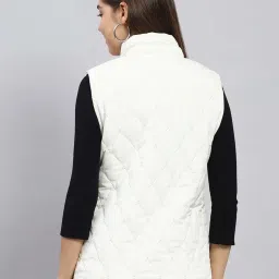 Monte Carlo White Regular Fit Quilted Jacket image 2