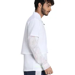 Puma White Full Sleeves Jacket image 3
