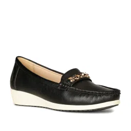 Bata Women's DELI Black Loafers image 2