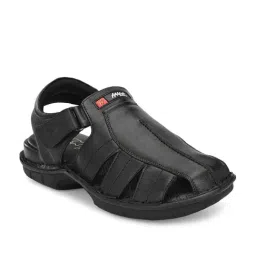 Hitz Men's Black Fisherman Sandals-picture-24
