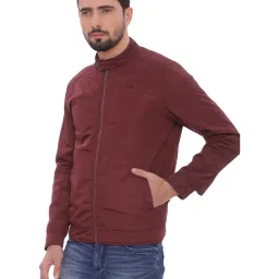 Basics Red Comfort Fit Jacket image 3
