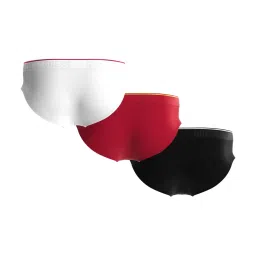 Guess Multi Regular Fit Solid Brief (Pack of 3) image 2