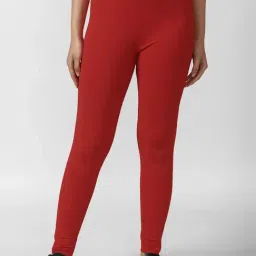 Forever 21 Red Mid Rise Leggings-picture-20