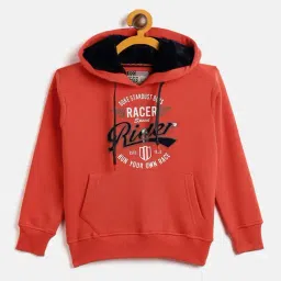 Duke Kids Orange Printed Full Sleeves Sweatshirt-picture-45