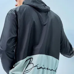 Bewakoof Men White Nylon Relaxed Fit Casual Jacket image 2