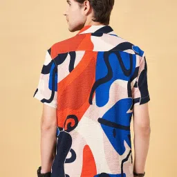 People by Pantaloons Shell Slim Fit Printed Shirt image 2