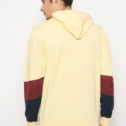 Duke Yellow Regular Fit Printed Hooded Sweatshirt image 2
