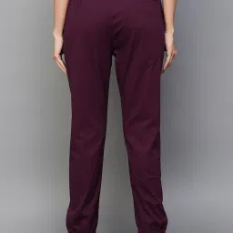 Code by Lifestyle Purple Cotton Joggers image 2