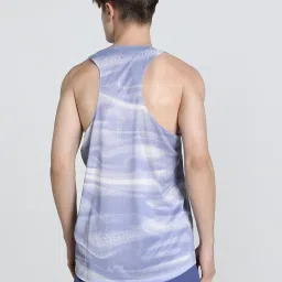 Puma Blue Regular Fit Printed Tank Tee image 2