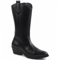 Fausto Women's Black Casual Booties image 2