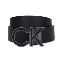 CALVIN KLEIN JEANS Black Leather Reversible Belt image 2