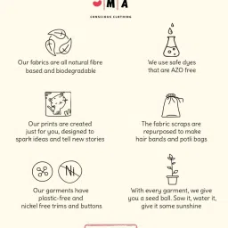 Ed-a-Mamma Kids Green Cotton Embroidered Kaftan Top image 4