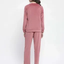 madame m secret MSECRET Pink Solid Pyjama Set image 2