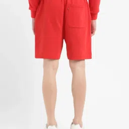 Levi's Red Cotton Regular Fit Shorts image 2