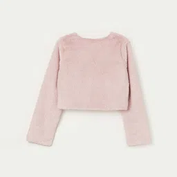 Fame Forever by Lifestyle Kids Pink Regular Fit Full Sleeves Jacket image 2