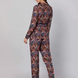 Drape in Vogue Multicolored Print Pyjama Sets image 2